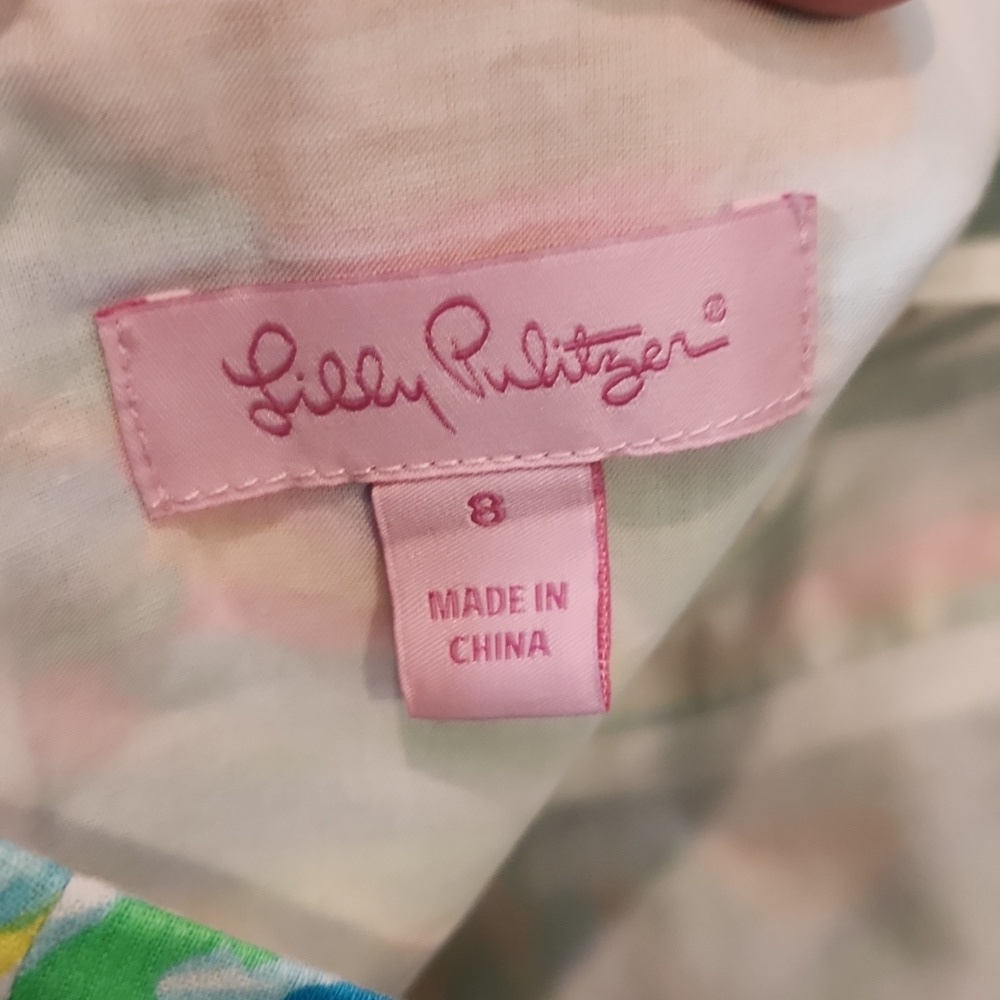 Lilly Pulitzer Courtney Shift Dress In Sea Salt & Sun - Picture 5 of 5